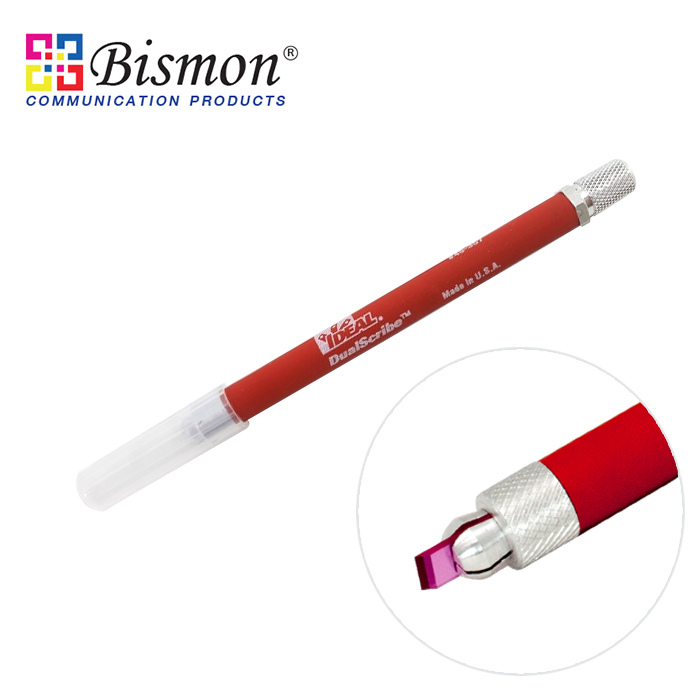 Ruby-Blade-DualScribe-red-handle-ปากกา-ตัดแท่งสายใยแก้ว